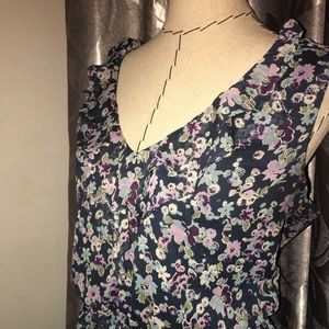 Floral Print Dress - XXL